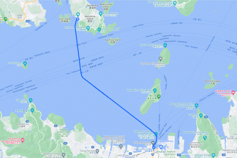 高松 - 宮浦（直島）