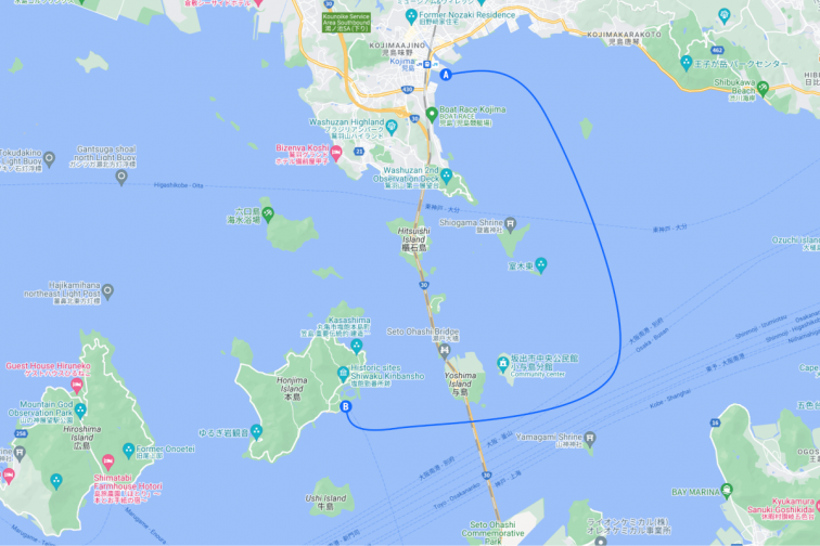 고지마（오카야마）- 혼지마