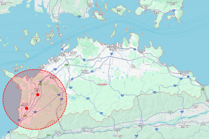 三豊・観音寺 / タクシー貸切観光プラン - 4時間